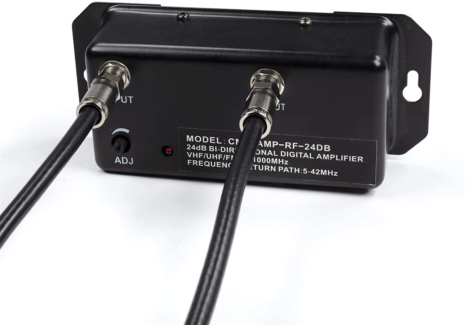 24dB TV Antenna Digital Signal Booster Amplifier for HDTV Cable - w/ Coax Cable