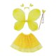 thumbnail image 1 of Disfraz de hada para niñas con ala de mariposa y falda tutú perfecl Disfraz de mariposa, 1 of 8