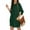 Army Green, variant on Women's Casual Dress Long Sleeve Round Neck Solid Color with Pocket Classic Fit Midi Dress for Spring Fall Everyday,Army Green,L