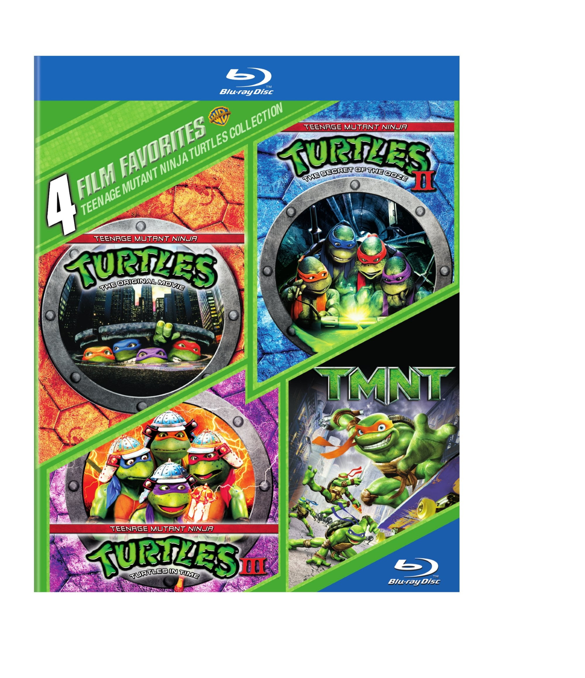 TEENAGE MUTANT NINJA TURTLES 5 FILM COLLECTION New DVD 1 2 3