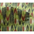 thumbnail image 4 of oneOone Tissu en Viscose Chiffon Imprimé Ikat Flèche 1 Yard 42 Pouces de Large, 4 of 4