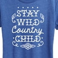thumbnail image 3 of Instant Message - Stay Wild Country Child - Women's Short Sleeve Graphic T-Shirt, 3 of 6