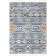 thumbnail image 2 of Well Woven Nala Moroccan Area Rug, 3.92' x 5.25', Cotton Fringe For Authentic Look, Plush & Soft Shag Pile, Moroccan Tribal Print, 2 of 8