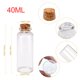 thumbnail image 2 of Botellas de vidrio OurWarm, 32 unidades, 40 ml, con tapas de corcho para manualidades, 2 of 9