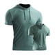 thumbnail image 1 of Ceisia Men's Gradient Printed Casual Elastic Sports Round Neck Active Top Gift, 1 of 6