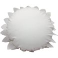 thumbnail image 3 of Sunflower Decorative Throw Pillows, 3D Flower Pillow, Accent Pillow, Sunflower Decorations, Flower-Shaped (14.5" Flower, 13" Pillow with Insert, Ivory), 3 of 8