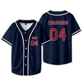 thumbnail image 1 of Kpop Stray Kids Maillot Chaotic SKZ Équipe de Baseball Merch T-Shirts Femmes Hommes Mode Manches Courtes Tee,TP,style 3, 1 of 4