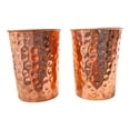 thumbnail image 5 of Juego de vasos de cobre puro martillado Siddhivinayak Overseas, 5 of 5