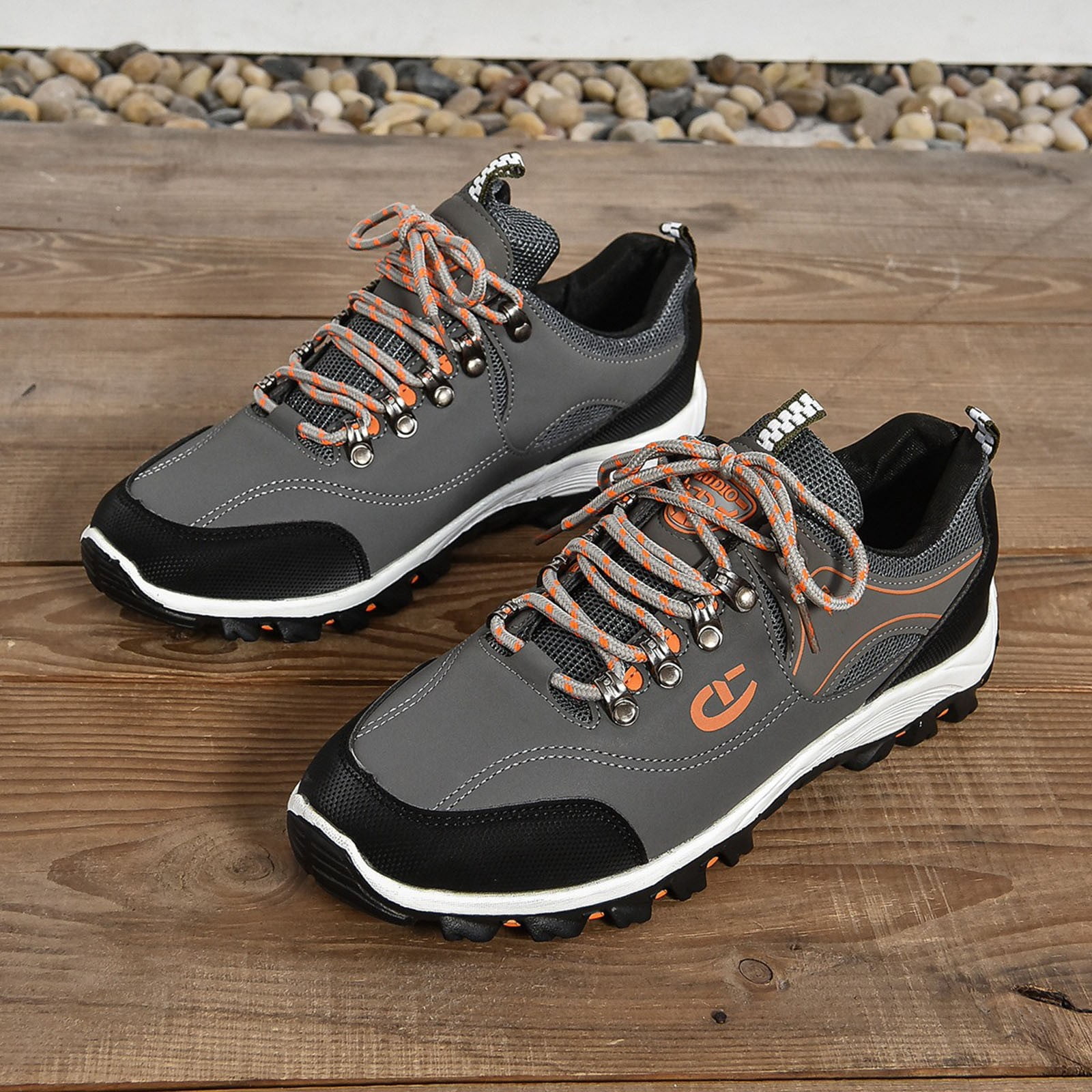 FhgihG Women's Waterproof Hiking Shoes Outdoor Climbing Sneakers Non-Slip Trekking Running