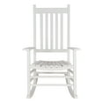 thumbnail image 2 of Shine Company Vermont Hardwood Outdoor Porch Patio Furniture Rocker Chair, White, 2 of 9