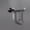 Extended Elbow [Fascia Gun + Gray], variant on Handheld Back Massager Gun with Foldable 7-Shaped Handle, Cordless Deep Tissue Percussion Massager for Hard-to-Reach Areas, Multi-Speed Wellness Tool