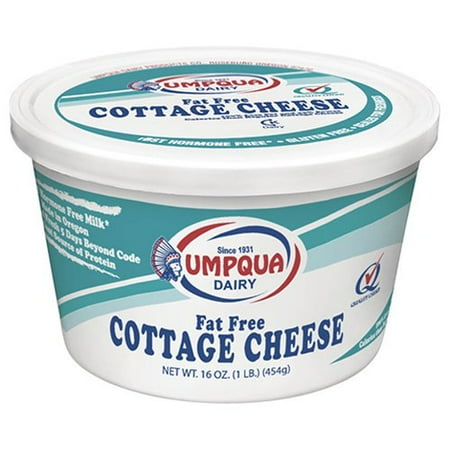 Umpqua Dairy Fat Free Cottage Cheese 16 Oz Walmart Com
