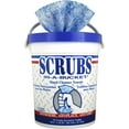 thumbnail image 3 of SCRUBS 42272 In-A-Bucket 10 in. x 12 in. Cloth Hand Cleaner Towels Blue/White (72/Bucket), 3 of 3