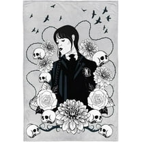 Wednesday Addams Dark Angel Silk Touch Throw Blanket – Soft 50x70 Inch Cozy Luxury Throw for Sofa, Bed, or Couch