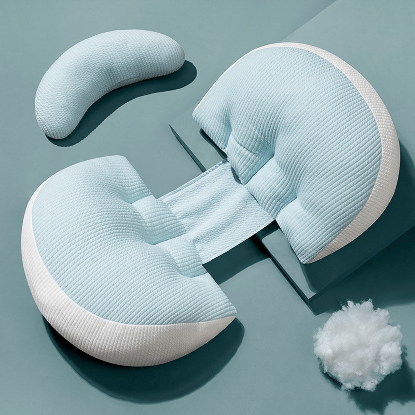 U Shaped Pregnancy Pillow Maternity Support for Belly Back Comfort Lightweight Side Sleeping Versatile Body Pillow for Pregnant Women