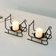 thumbnail image 5 of Elegant Metal Sleigh Candle Stand For Holiday Tabletop Decoration Ideal For Dinners Weddings And Creating A Warm Festive Ambience, 5 of 6