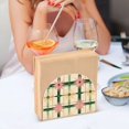 thumbnail image 3 of Yayeee Napkin Holder for Table Set of 2 Kitchen Paper Tissue Organization, Retro Green Stars, 3 of 8