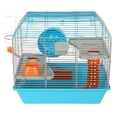thumbnail image 4 of Two-Level Hamster Cage with Tubes, Hamster Wheel, Bowl and Bottle, 4 of 11