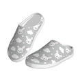 thumbnail image 2 of Yiaed Rabbit And Cloud Print Slippers Fuzzy Warm Cozy Slippers Non Slip House Slippers For Indoor Outdoor Slippers House Slippers-8, 2 of 7