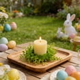 thumbnail image 5 of Easter Small Candle Ring Wreath Mini Pillar Candle Holder Wreath Artificial Berries Spring Wreath for Home Kitchen Front Door Window Porch Wall Table Cnterpieces Decor, 5 of 5