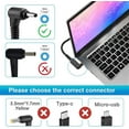 thumbnail image 3 of Cargador De Ordenador Portátil De 65W Para Acer Aspire 1 3 A115-32 A315-24P A315-24Pt A315-58 A315-59 A315-23 A314-23P:A115-32-C96U A314-23P-R3Qa A315-24P-R7Vh 24Pt-R4U2 24Pt-R90Z A315-58-33Xs 58-350L, 3 of 5