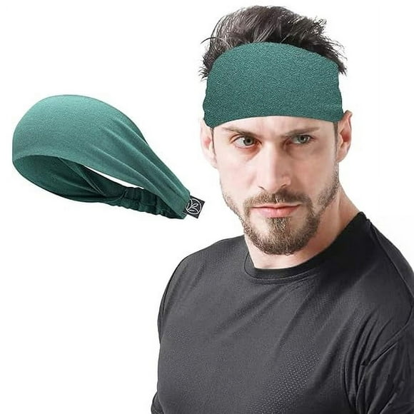 WiseLife Lightweight Headband Sports Unisex Head Band for Exercise, Fitness, Workout, Tennis, Cycling, Badminton & Other Sports (Gre
