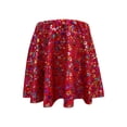 thumbnail image 3 of ZHOGXU Toddler Kids Girls Skirt Elastic Waist Leopard Print Comfortable Fashion Mini Skirt For Daily Wear Performance Party,Red,6-8 Years, 3 of 3