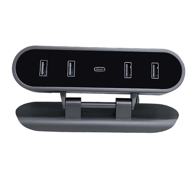 Accesorios de extensión de la estación de acoplamiento del concentrador USB interfaz 5 en 1 versátil para el modelo Y modelo 3 piezas automotrices