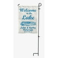 thumbnail image 4 of Printtoo White Welcome To The Lake Outdoor Camping Flags Personalized Outdoor GardenFlagsCamp Decor Accessory Double SidedFlags12.5x18 Inches, 4 of 4