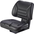 thumbnail image 2 of OEM Grade Economy Black Mechanical Suspension Seat Low Trapezoid Back Compatible with Case IH 454 464 484 485 574 584 585 674 684 685 784 785 884 885 H84 Replaces OEM 533223R91, 2 of 3