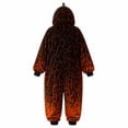 thumbnail image 5 of Tween Halloween Boy Girl Long Sleeve 1-Piece Hooded Jumpsuit Party Outfit, 5 of 7