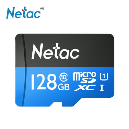 Netac P500 Class 10 128G Micro SDXC TF Flash Memory Card Data Storage High Speed Up to