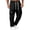 Black, variant on WIZUTIZ Men's Work Pants Thin Straight Leg Cargo Casual Trousers Multi-Pocket Wear-Resistant Polyester Relaxed Fit for Outdoor Labor Daily Commute Mens Fashion
