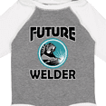 thumbnail image 4 of Inktastic Welding Future Welder Boys Long Sleeve Baby Bodysuit, 4 of 5