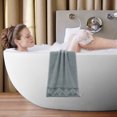 thumbnail image 4 of Toalla de algodón Rewera de 33*73cm, toalla suave duradera de alta absorción, toalla de baño, toalla de mano para baño, 4 of 5