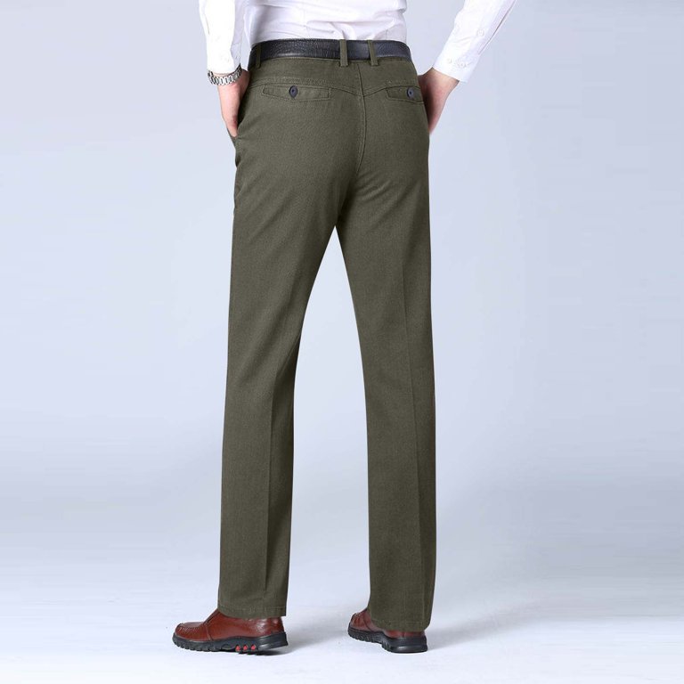 men's wrinkle free dress pant green color regular fit Men's Linen-Look Sea Foam Green Suit Pants, 48 Short, Modern Fit