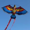 thumbnail image 4 of fastboy Unisex Children Cartoon Animal Kite Polyester Flying Kites with Handle Interactive Game Toys Presents Entertainment Blue 1Set, 4 of 6