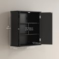 thumbnail image 3 of HOMCOM 3-Tier Space Saver Medicine Cabinet with Adjustable Shelf, 3 of 10
