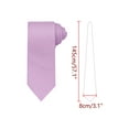 thumbnail image 2 of INSPIRE CHIC Men's Necktie Sets Polka Dot Ties with Matching Pocket Square Tie for Wedding Business Mauve, 2 of 5