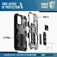 thumbnail image 6 of Samsung Galaxy S21 FE Armor Case Kickstand & Magnetic Mount, 6 of 7