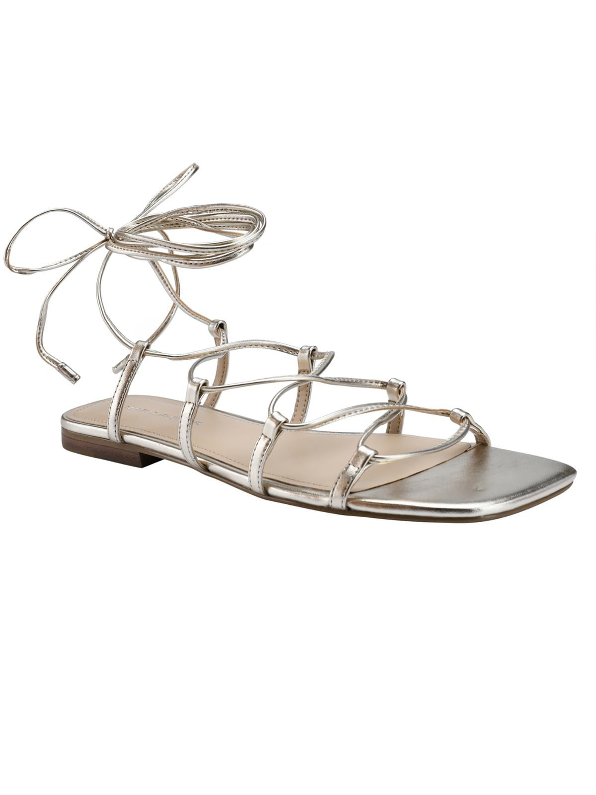 Marc Fisher Womens Calivia Faux Leather Ankle Strap Gladiator Sandals ...