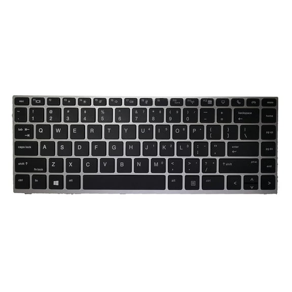US Keyboard, US Layout, Durable, Matte Keypad for 745 6 G5 Black Replaces Part Accessories