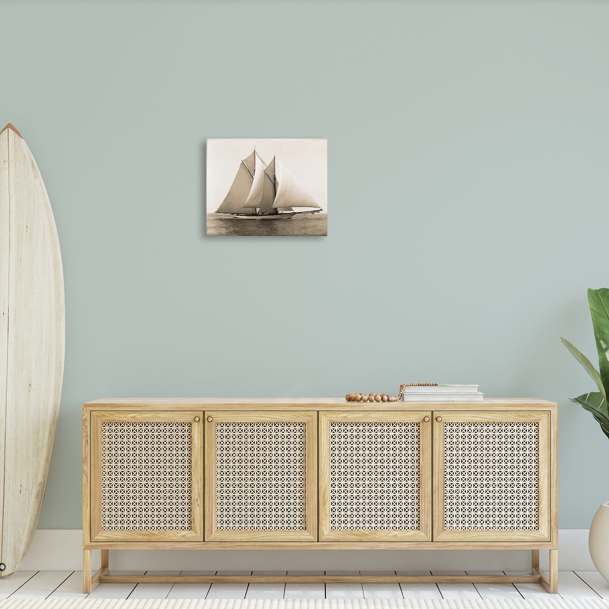 Stupell Industries Vintage Marine Ship Transportation Photography Gallery Wrapped Canvas Art Print Wall Art, 20 x 16