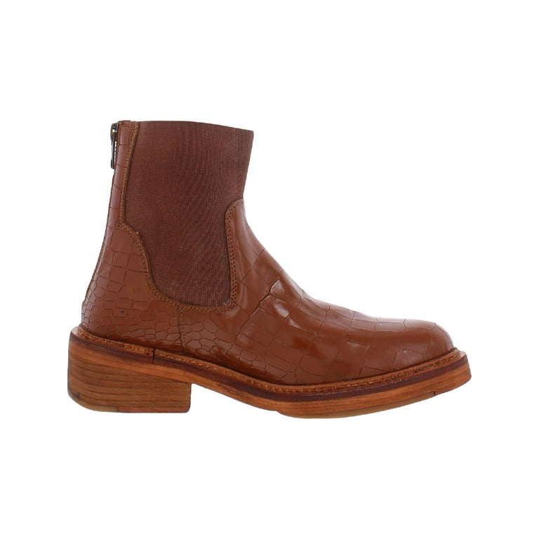 Free People Arlo Santa Fe Women s Embossed Mixed Media Ankle Boots
