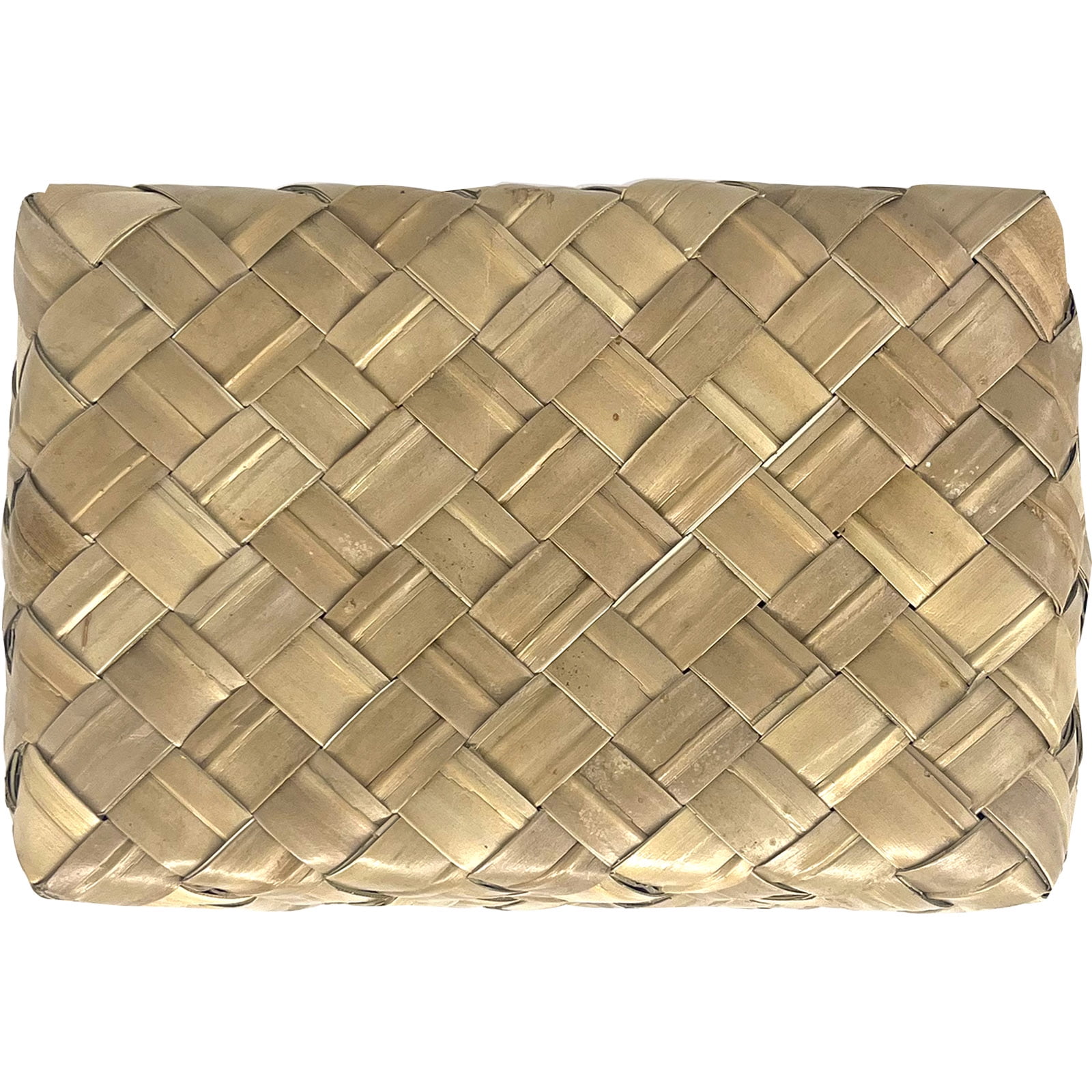 South Seas Native Treasures 3" x 5" x 7" Basket Lauhala, 1 Each
