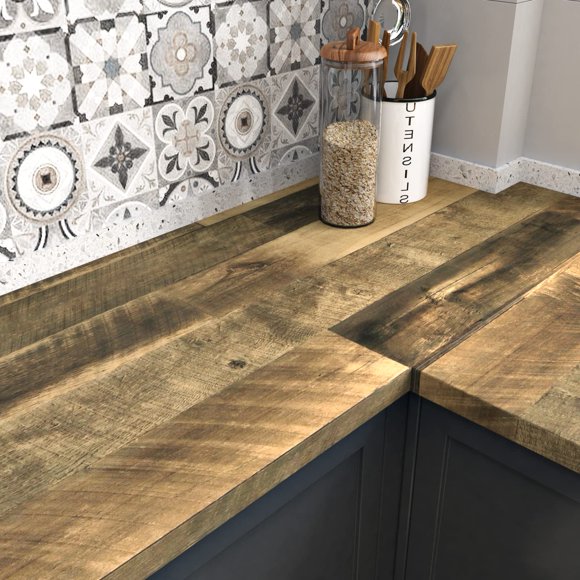 Papel adhesivo efecto madera WESTICK 40x198 cm vinilo impermeable