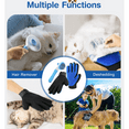 Pet Grooming Glove for Cat Dog, Gentle Deshedding Brush Glove with Self