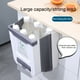 thumbnail image 3 of Bote de basura Armario plegable Matsuzay Cesto de basura colgante para baño Blanco S, 3 of 6