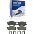 thumbnail image 5 of Detroit Axle - Front Wheel Bearing Hubs Brake Kit for Chevy Malibu Impala Equinox GMC Terrain Buick Regal LaCrosse Saab 9-5, Brake Rotors Brake Pads Wheel Bearing Hubs Wheel Lug Nuts Replacement, 5 of 7