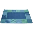 thumbnail image 2 of Carpets for Kids 1556 6 x 9 ft. Kidsoft Pattern Blocks, Blue - Rectangle, 2 of 3